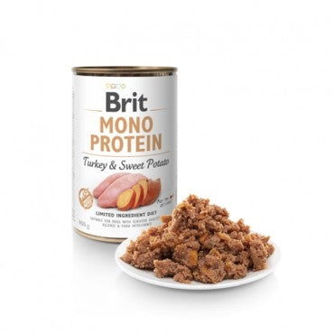 BRIT CARE MONO PROTEIN TURKEY & SWEET POTATO 400 GR