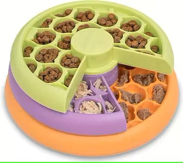 KITTY LICKIN' LAYERS - CAT PUZZLE & FEEDER IN ONE