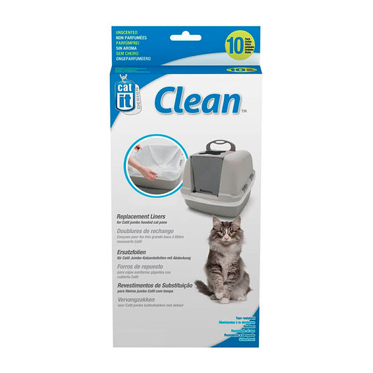 CATIT CLEAN BOLSAS PARA BAÑOS JUMBO 10U