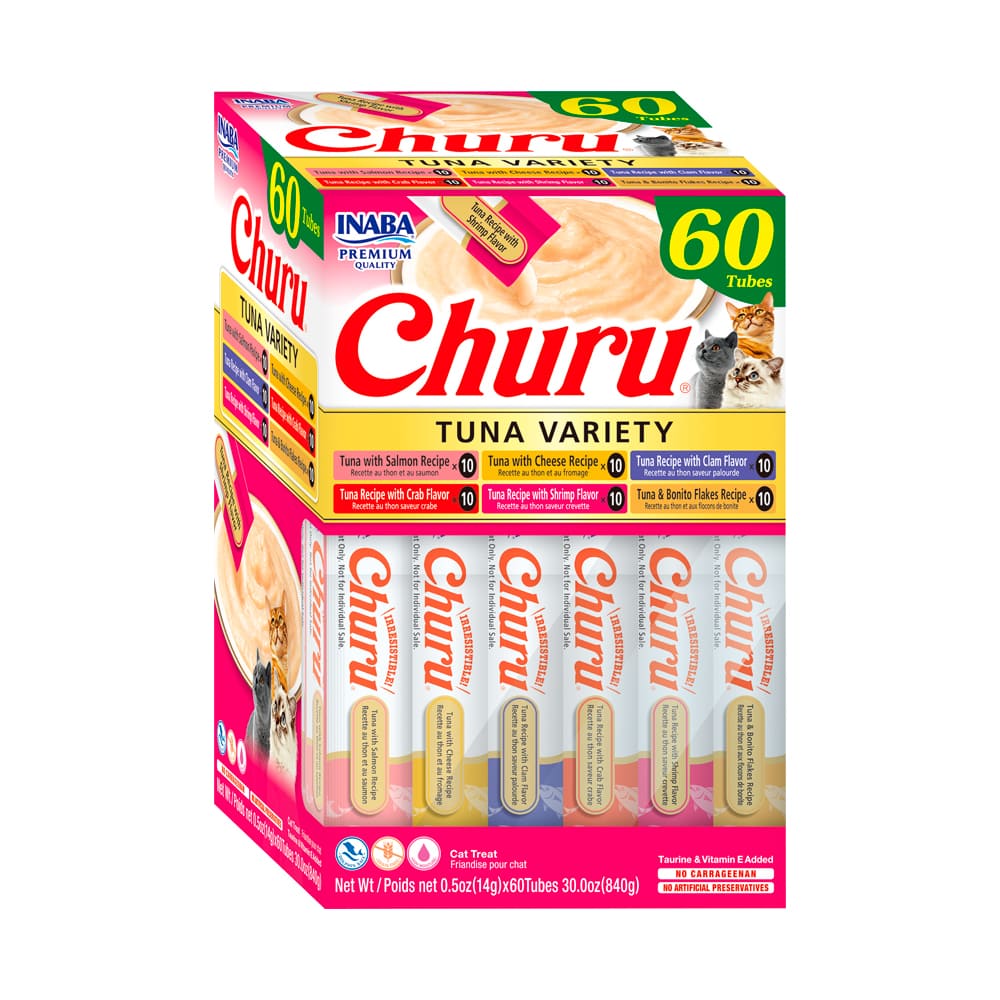 CHURU CAT VARIETY TUNA 14 GR 60 TUBES