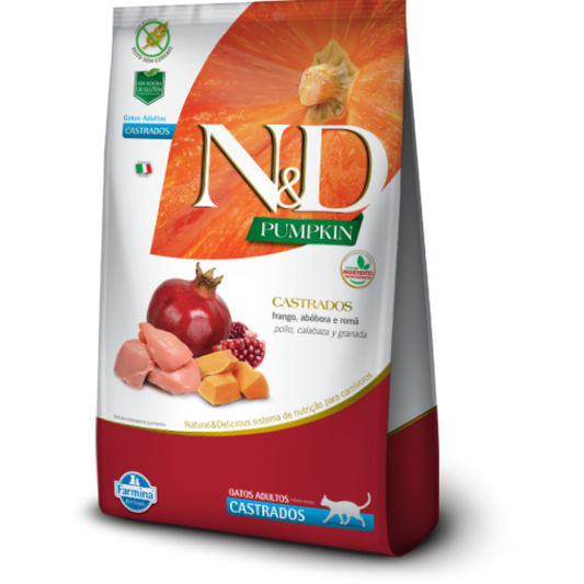 N&D CAT PUMPKIN CASTRADO FRANGO