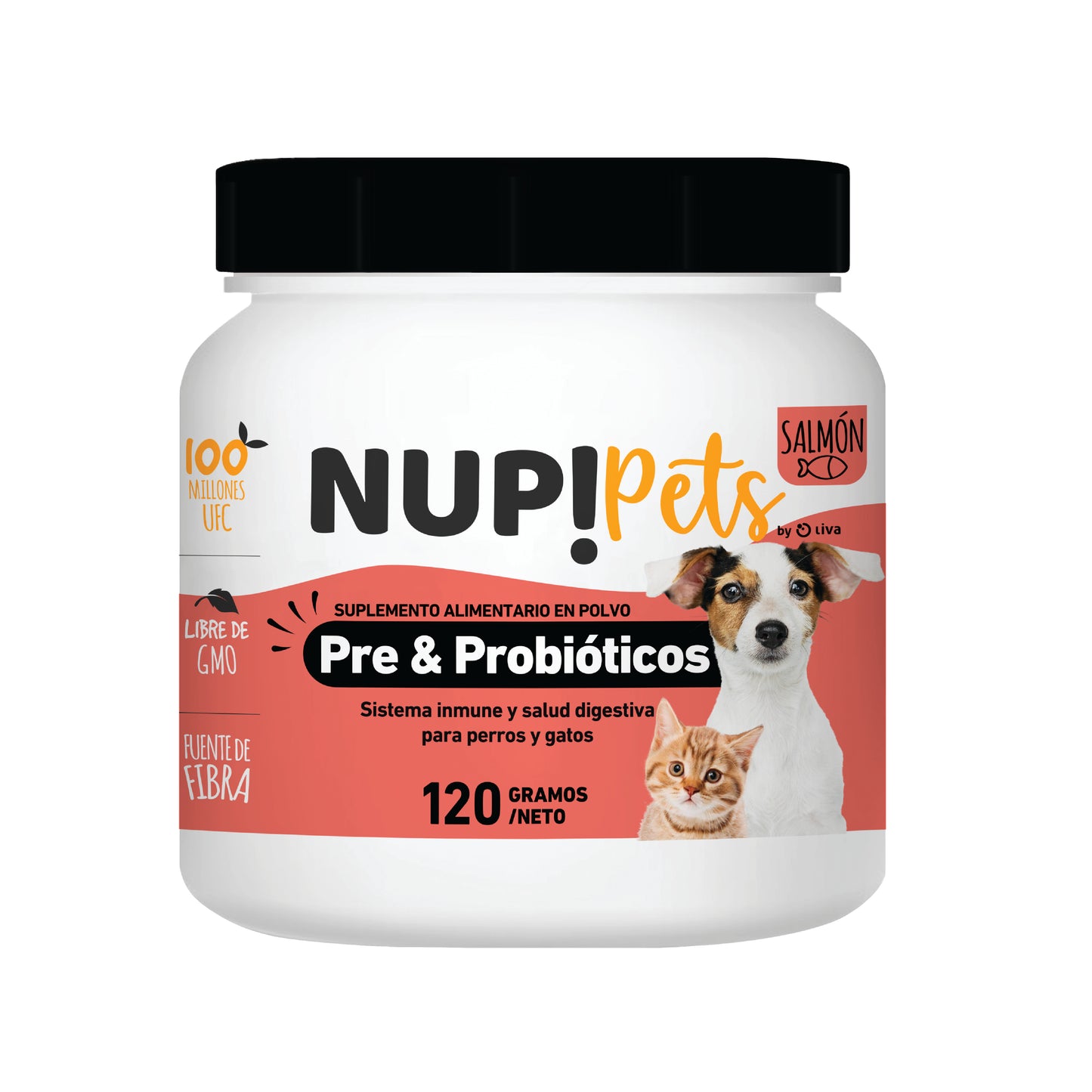 NUP!PETS  PRE Y PROBIÓTICOS PERROS Y GATOS