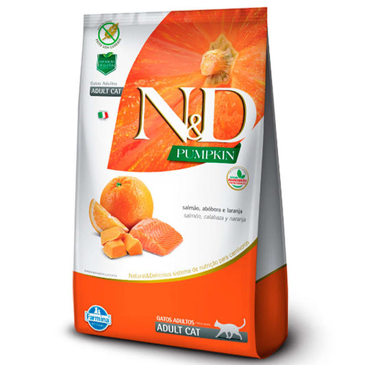 N&D CAT PUMPKIN ADULTO SALMON 1,5 KG