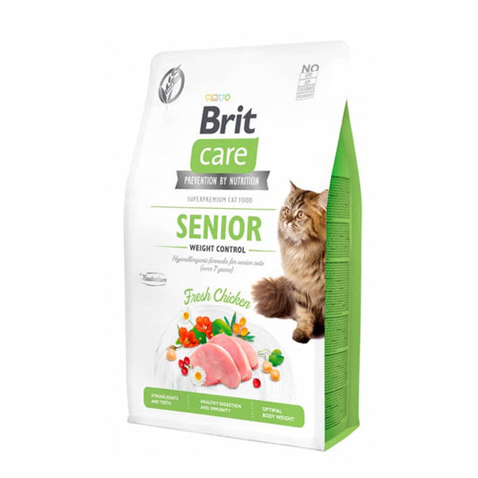 BRIT CARE CAT GF SENIOR WEIGHT CONTROL