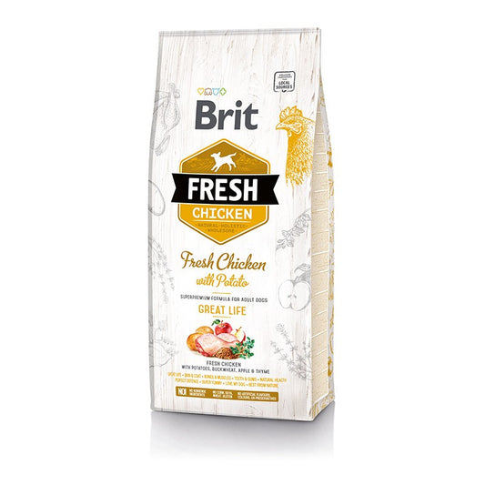 BRIT FRESH CHICKEN WITH POTATO ADULT GREAT LIFE