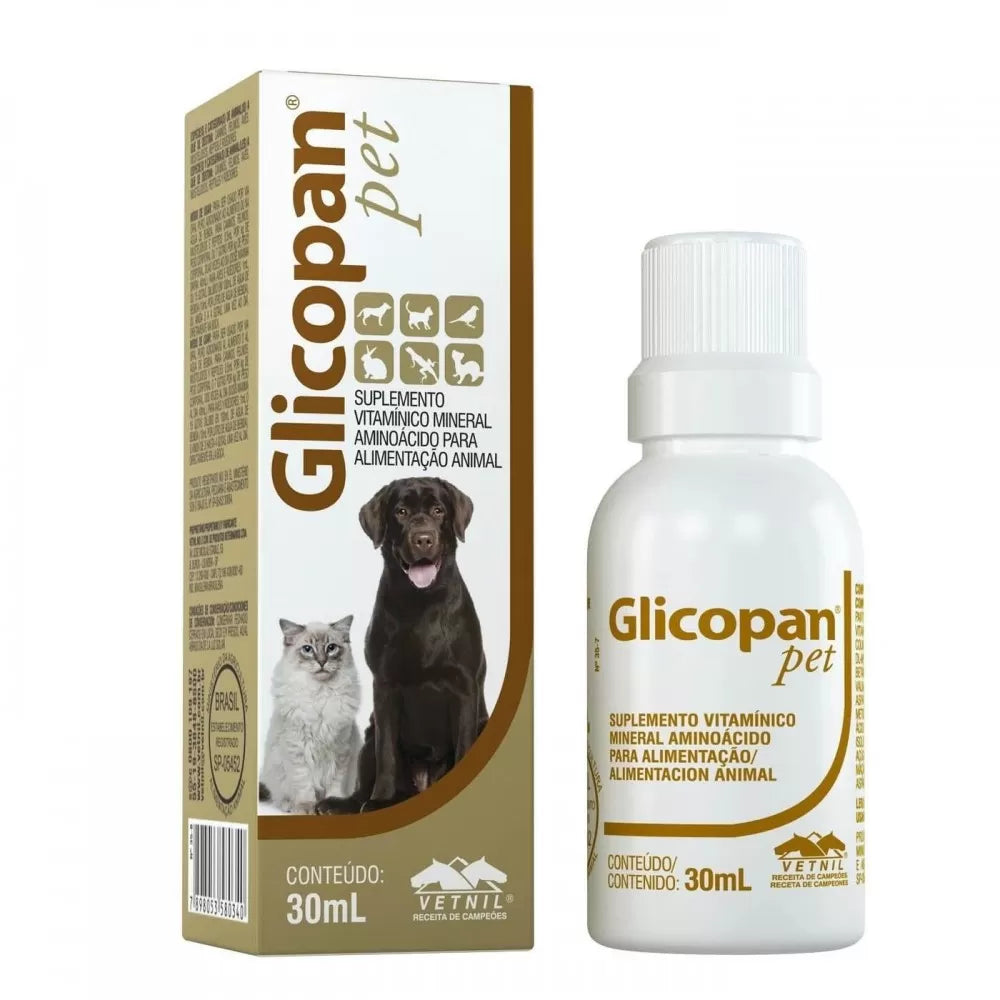 Glicopan Pet Suplemento Aminoacido Vitaminico