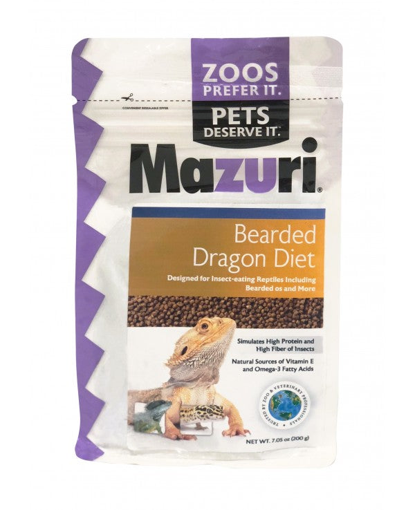 MAZURI BEARDED DRAGON DIET (200 GR)