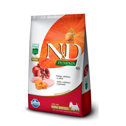 N&D CANINO PUMPKIN ADULTO MINI FRANGO 2,5 KG